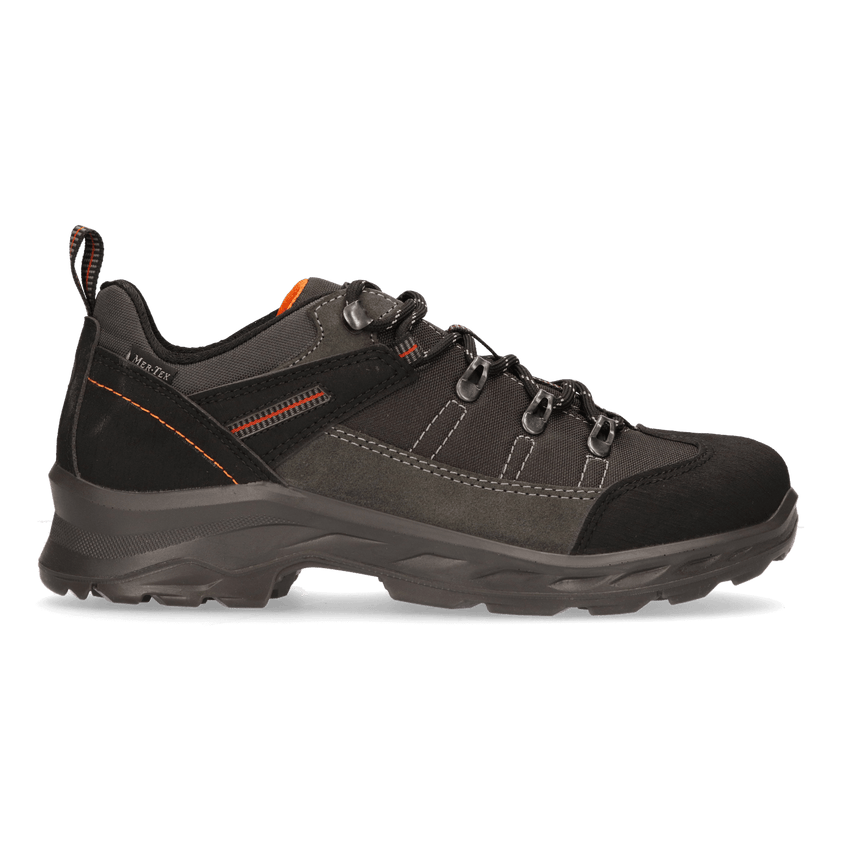 Sesto Low Wandelschoenen Black/Orange