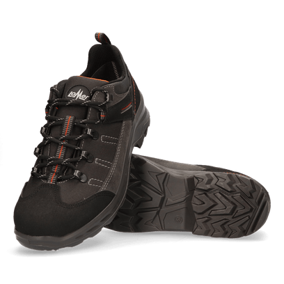 Sesto Low Wandelschoenen Black/Orange