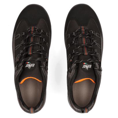 Sesto Low Wandelschoenen Black/Orange