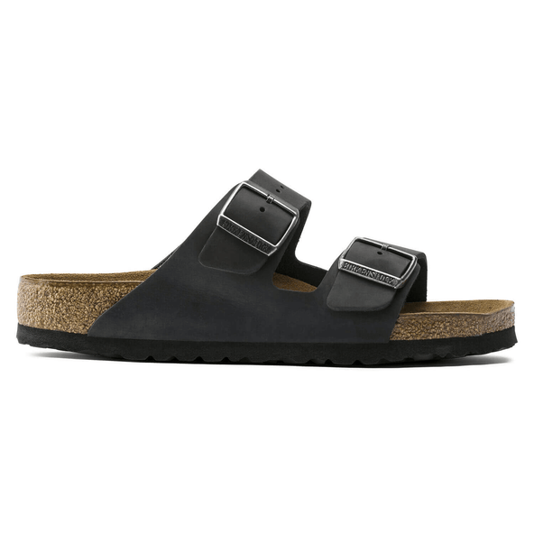 Arizona Slippers Black Narrow-fit