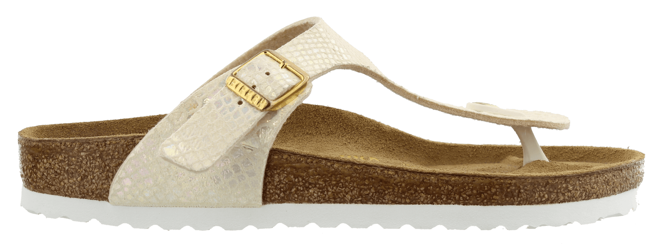 Gizeh Dames Slippers Magic Snake Cream Narrow-fit