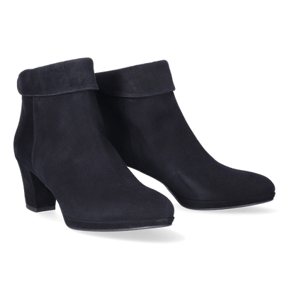 Dames Enkellaarsjes 8986P Blu Scuro