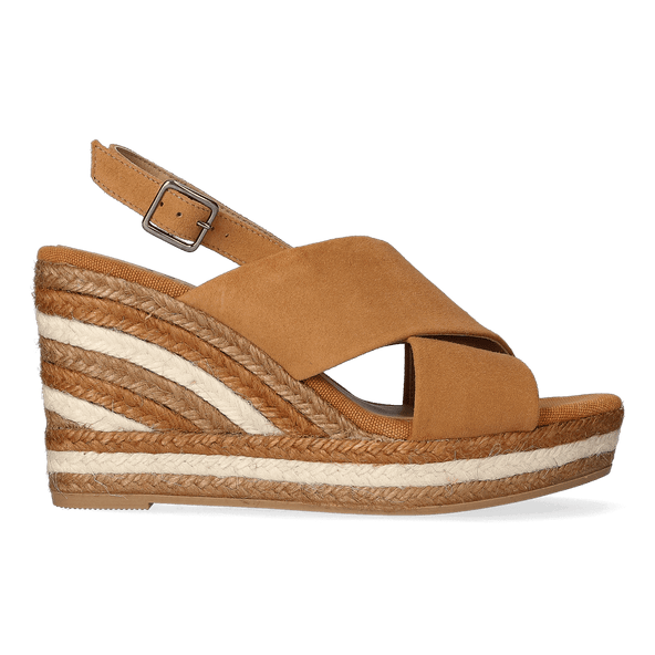 Ania-A Suede Dames Espadrilles Cuiro