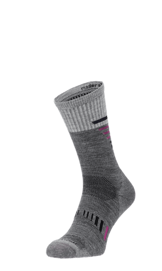 Ascend II Crew Dames Wandelsokken Klasse 1 Grey