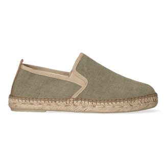 Dallas Canvas Heren Espadrilles Caqui
