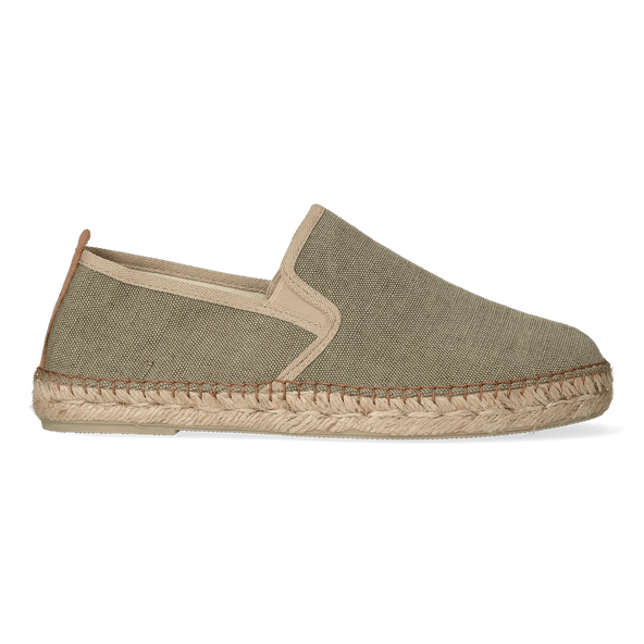 Dallas Canvas Heren Espadrilles Caqui