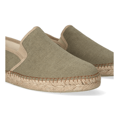 Dallas Canvas Heren Espadrilles Caqui