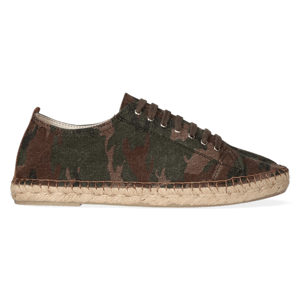 Dani Heren Espadrilles Caqui Camouflage