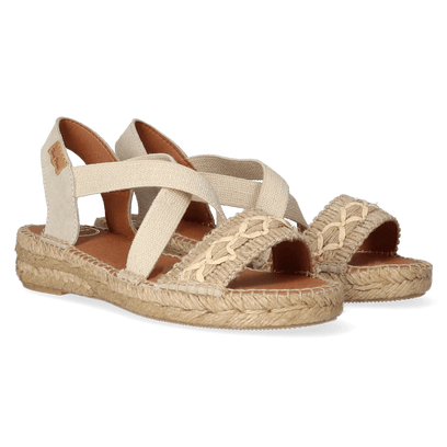 Eider-BN Dames Espadrilles Natural