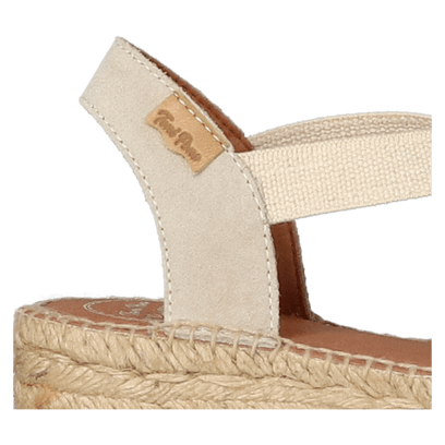 Eider-BN Dames Espadrilles Natural