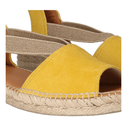 Ella Dames Espadrilles Groc