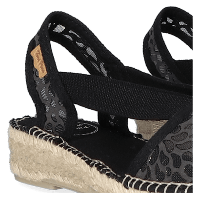 Estel-IK Dames Espadrilles Negre