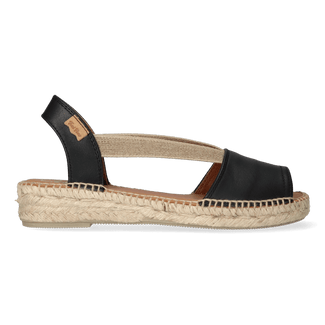 Etna Dames Espadrilles Negre