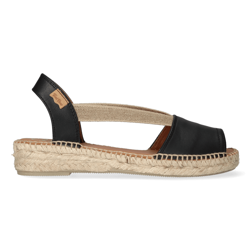 Etna Dames Espadrilles Negre