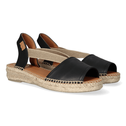 Etna Dames Espadrilles Negre