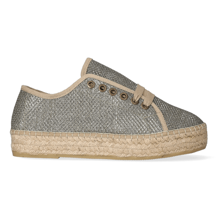 Fedra-S Textiel Dames Espadrilles Plati