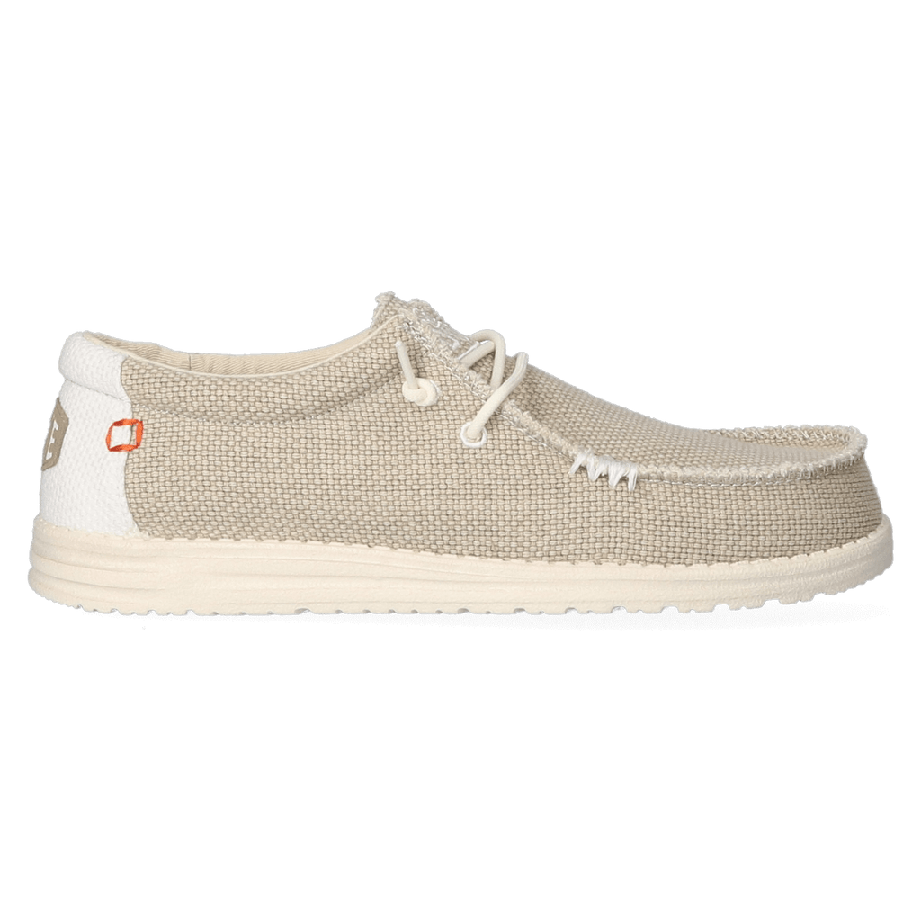 Wally Braided Heren Instappers Off White