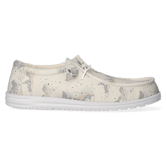 Wally Camouflage Heren Instappers Greyscale Desert Camo
