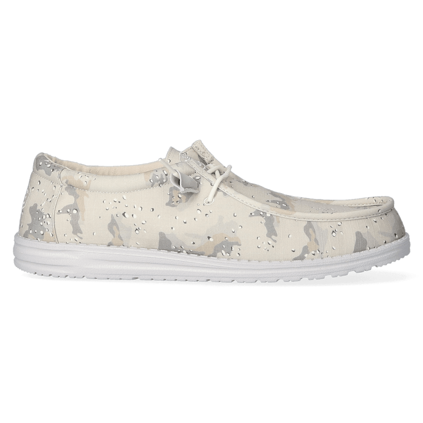 Wally Camouflage Heren Instappers Greyscale Desert Camo