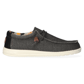 Wally Knit Heren Instappers Charcoal