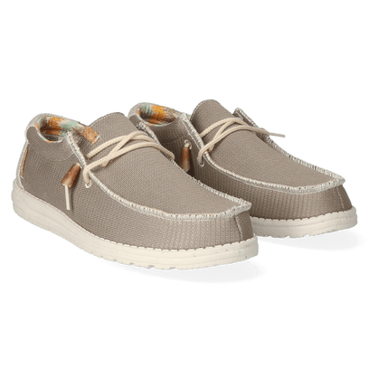 Wally Knit Heren Instappers Desert Brown