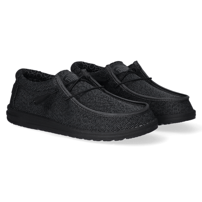 Wally Sox Heren Instappers Total Black