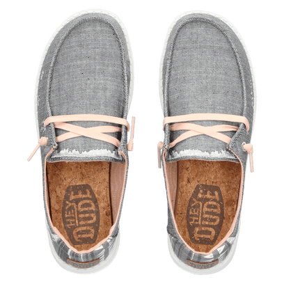 Wendy Boho Dames Instappers Grey