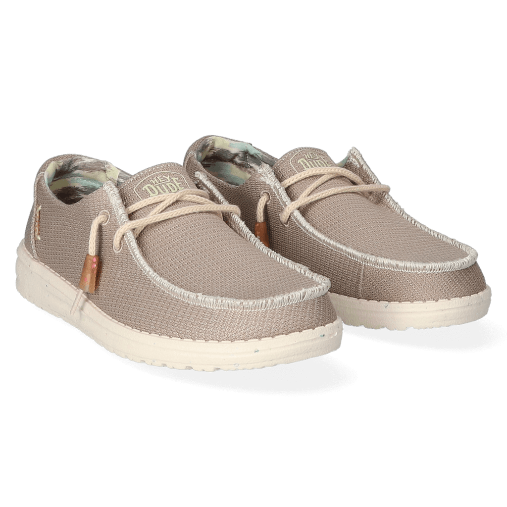 Wendy Knit Dames Instappers Tan