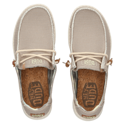 Wendy Knit Dames Instappers Tan