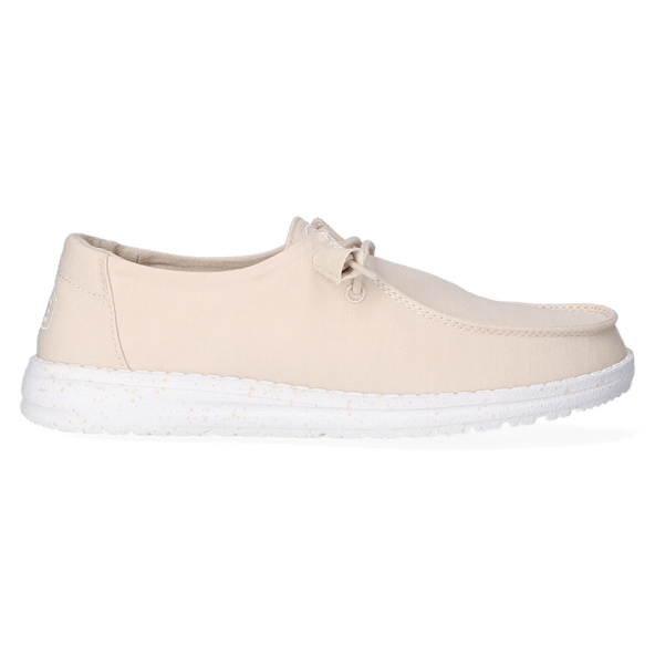 Wendy Slub Canvas Dames Instappers Natural