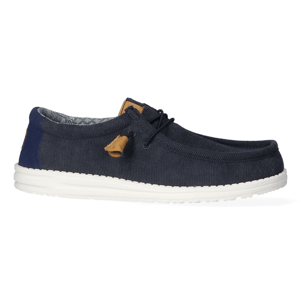 Wally Corduroy Heren Instappers Navy