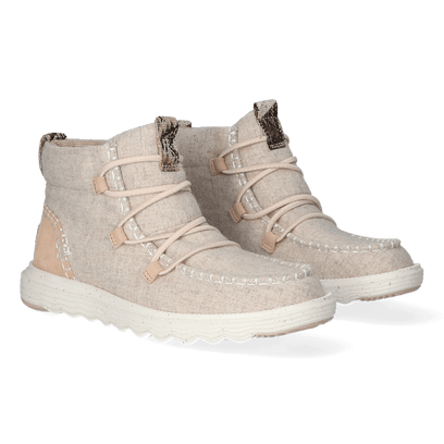 Reyes Wool Dames Boots Light Grey