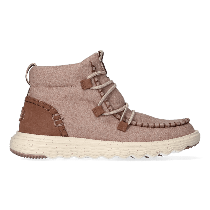 Reyes Wool Dames Boots Mauve