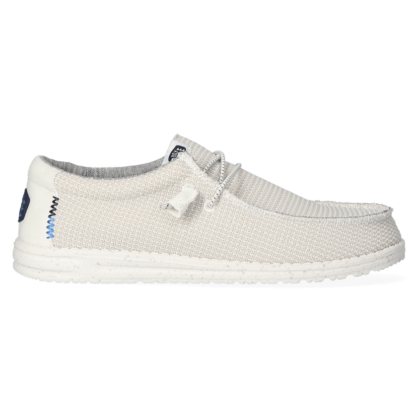 Wally Sport Mesh Heren Instappers White