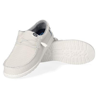 Wally Sport Mesh Heren Instappers White