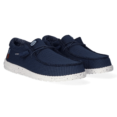 Wally Sport Mesh Heren Instappers Navy