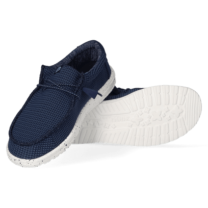 Wally Sport Mesh Heren Instappers Navy