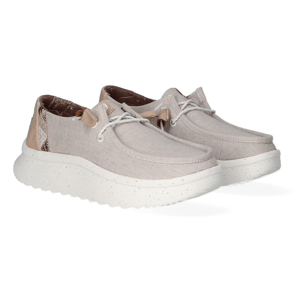 Wendy Peak Woven Dames Instappers Natural
