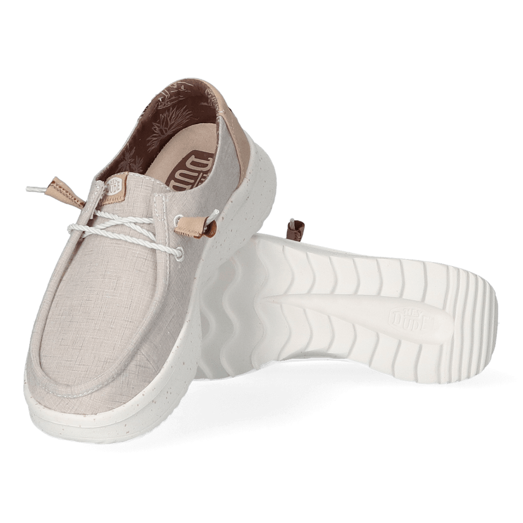 Wendy Peak Woven Dames Instappers Natural