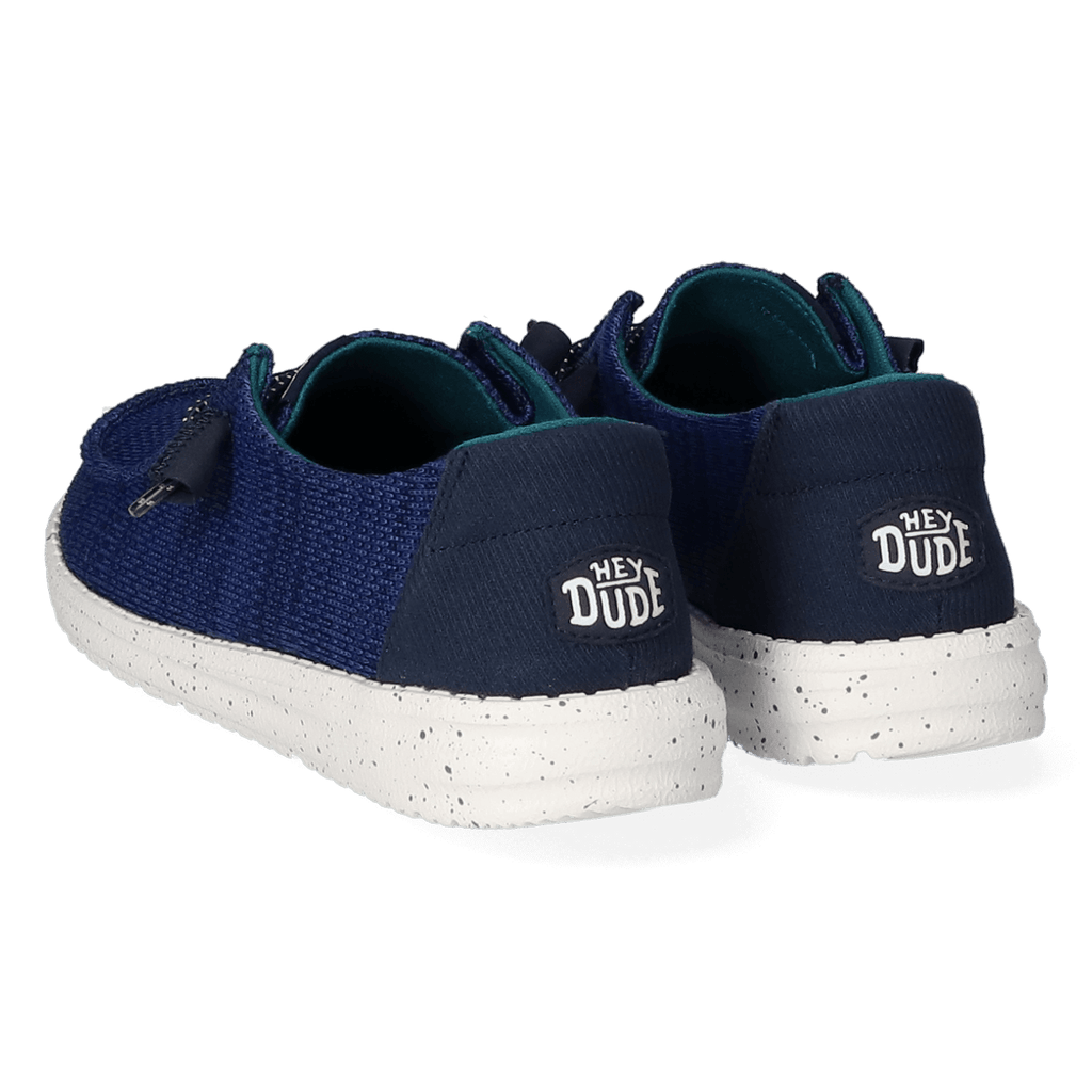 Wendy Sport Mesh Dames Instappers Navy/White