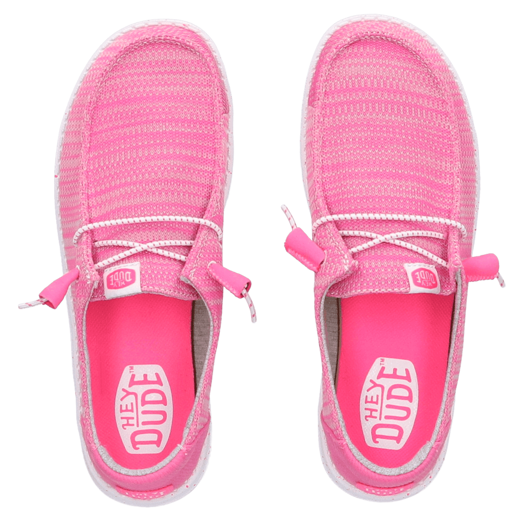 Wendy Sport Mesh Dames Instappers Bright Pink