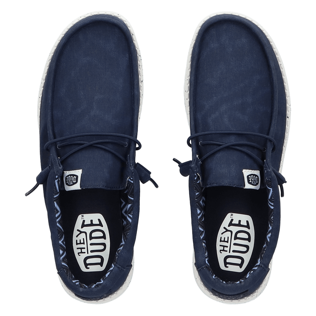 Wally Canvas Heren Instappers Navy