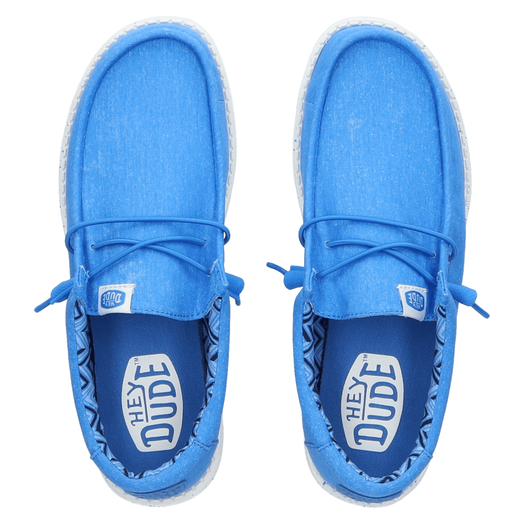 Wally Canvas Heren Instappers Blue