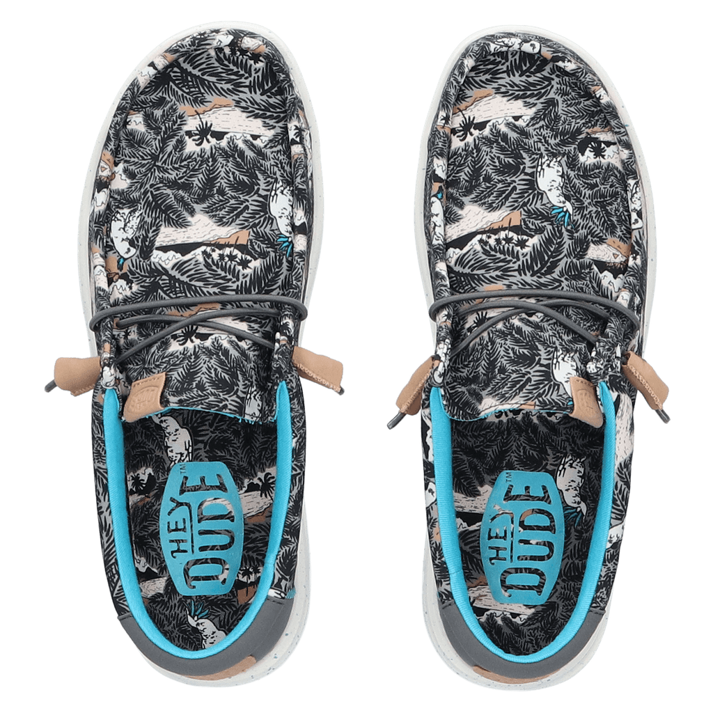 Wally H2O Heren Instappers Tropical Black/Tropical
