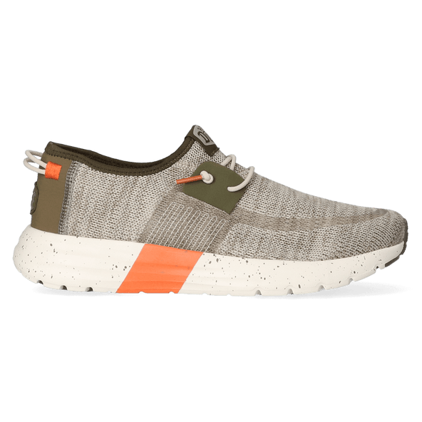 Sirocco Sport Mode Heren Sneakers Green/Dusty Olive/Orange