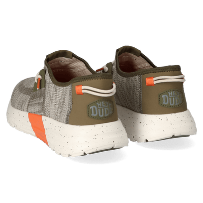 Sirocco Sport Mode Heren Sneakers Green/Dusty Olive/Orange