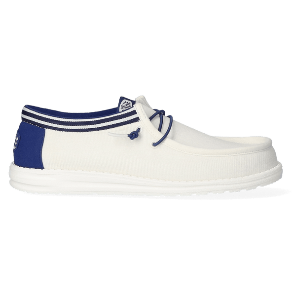 Wally Letterman Heren Instappers White/Blue