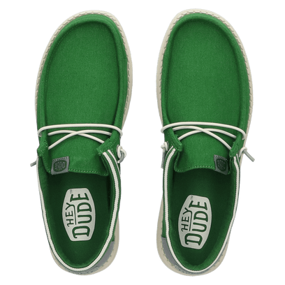 Wally Letterman Heren Instappers Green/White