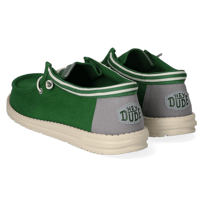 Wally Letterman Heren Instappers Green/White