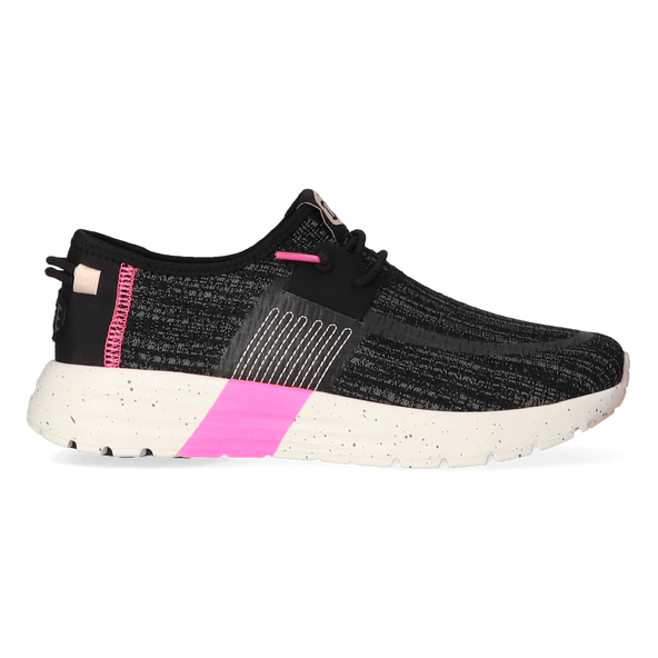 Sirocco Sport Stripe Dames Sneakers Black